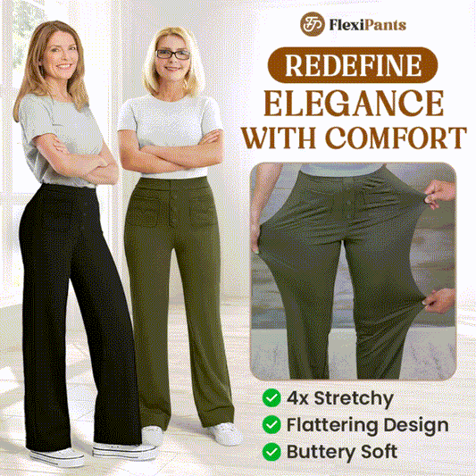 🔥Nyhet – 50 % rabatt!👖Damebukser med høy midje og stretch for kvinner