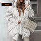💥Winterschlussverkauf👉🔥Damen Midi parka with knitted sleeves❄️💝