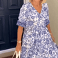 🔥Begrenset tid – 50% avslag💝👗V-hals koselig Bohemian nyeste stil kjole✨
