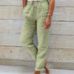 🔥Nyhet – 50 % rabatt!👖Casualbukser for damer i bomull og lin med elastisk linning