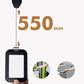 💥50% RABATT NÅ! 🪪🖇️Innfellbar ID-holder med bånd – 360° metalldreiebakke, 32 cm tau og sikkerhetslås 🛡️