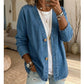 🔥Nyhet – 50 % rabatt!🧥Klassisk denimjakke med knapper foran til damer