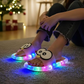 🔥50 % rabatt – kun for en begrenset tid!🎁La føttene skinne! Tegneserie-tøfler med fargerike LED-lys – et lekent preg på hverdagen