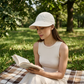 🧢50% RABATT!☀️Damesolhatt med justerbar hestehale-åpning – pustende og lett – perfekt til stranden, hagen eller reiser – beskytter pålitelig mot UV-stråling🌿👒