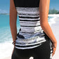 💥Sommersalg 50% RABATT🏝️🩱Tankini-sett med magekontroll og innebygd BH for kvinner – Flatterende boho-badedrakt med shorts